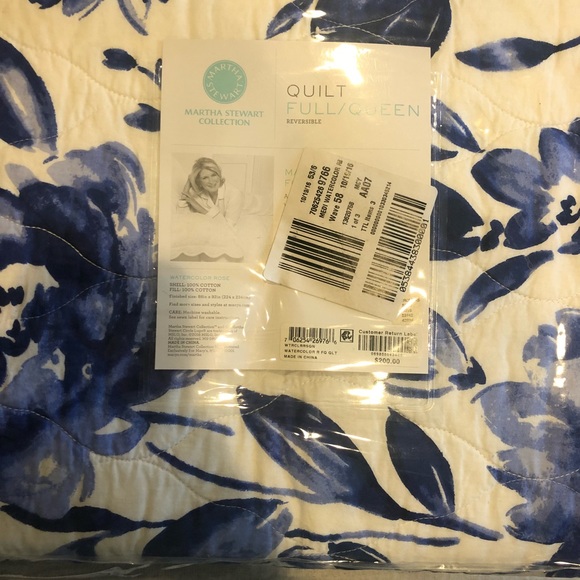 NWT Martha Stewart Full/Queen Quilt - Picture 2 of 3